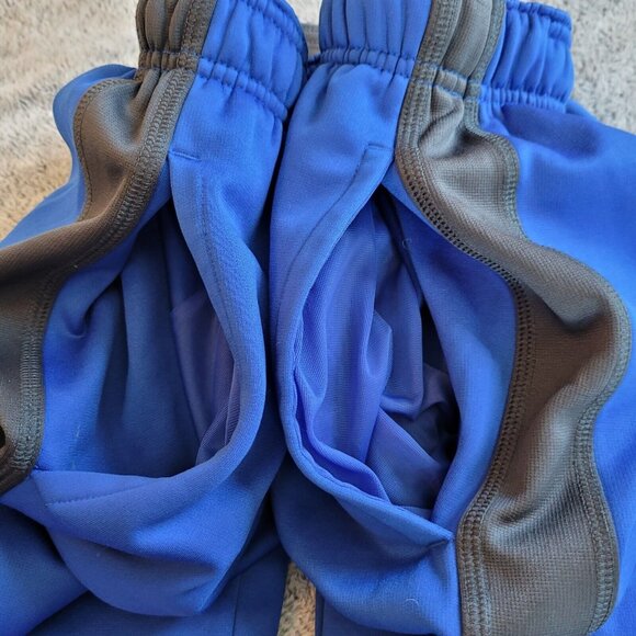 NIKe Mens Track Pants Medium Blue Therma Fit Embroidered Swoosh Athleisure 16527 - Picture 4 of 11